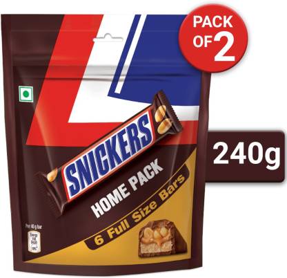 Snickers, Real Chocolate, King Size, 3.29 oz. Bars (Case of 24), 24 Count -  Harris Teeter
