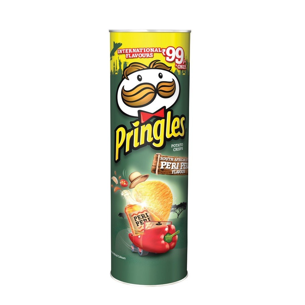 Pringles Peri Peri (110g) | Listerr - An Indian Marketplace