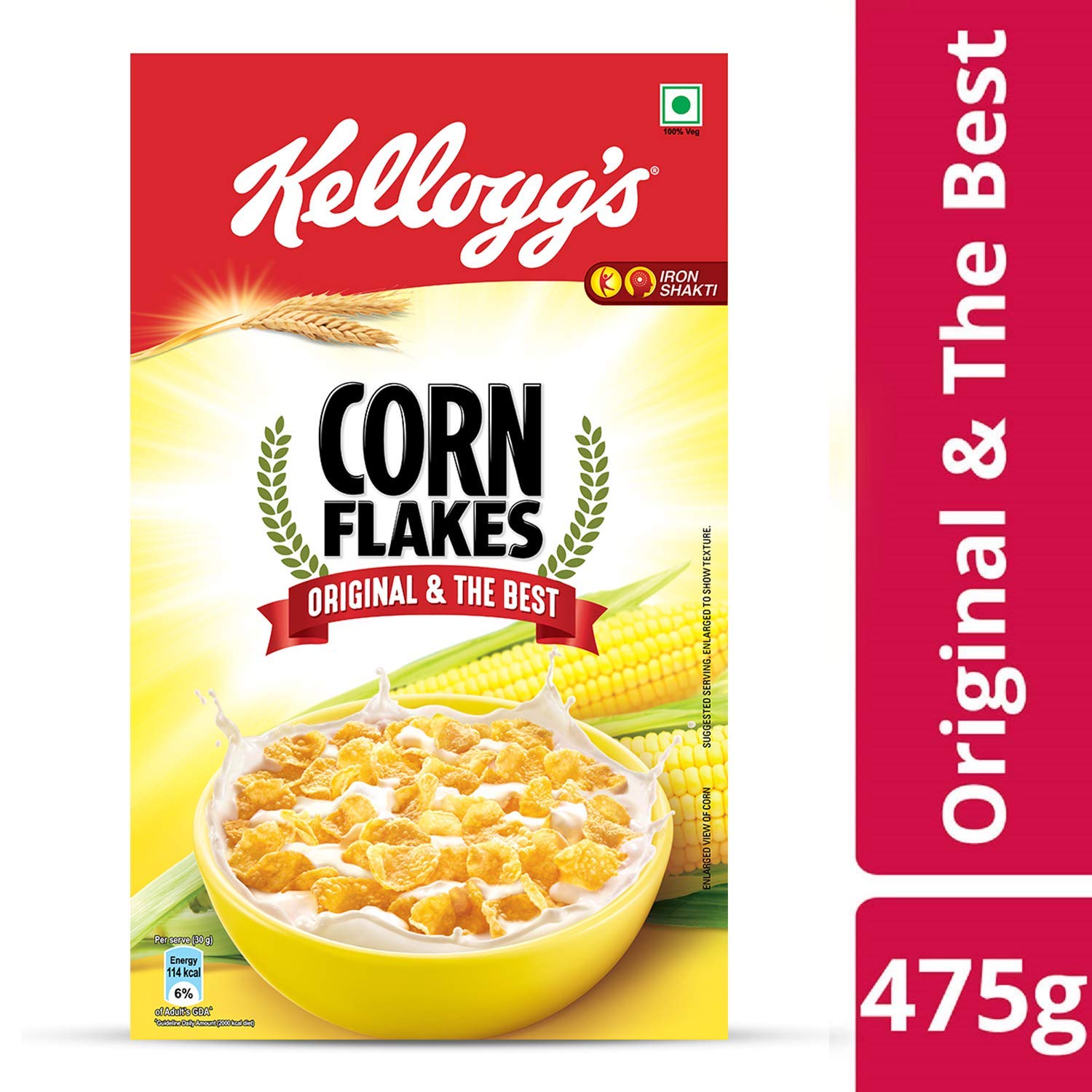 Kelloggs Corn Flakes (475g) | Listerr - An Indian Marketplace