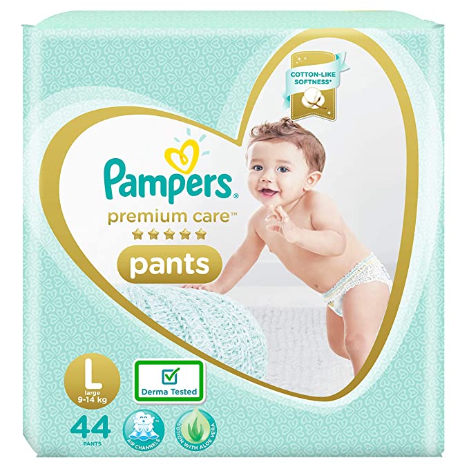 Buy Pampers Premium Care Pants, Medium size baby diapers (M), 108 Count,  Softest ever Pampers pants & Pampers Active Baby Diapers, New Born, Extra  Small, (NB, XS) size, 72 Count, Taped style