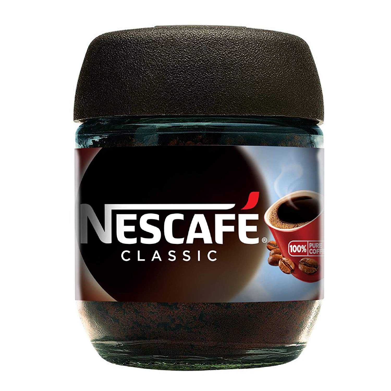 Nescafe Classic Coffee Powder Glass Bottle (25g)