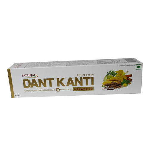 Patanjali Dant Kanti Advanced Toothpaste (100g) | Listerr - An Indian ...