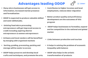 Advantages Leading ODOP